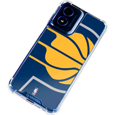 NBA Indiana Pacers Large Logo Moto G 5G (2024) Clear Case